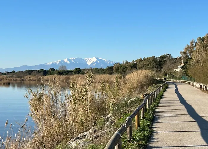 Meublé Tourisme Climatisé - Accès Direct - Vue Mer, Montagne - Terrasse - Parking - Le Barcarès
